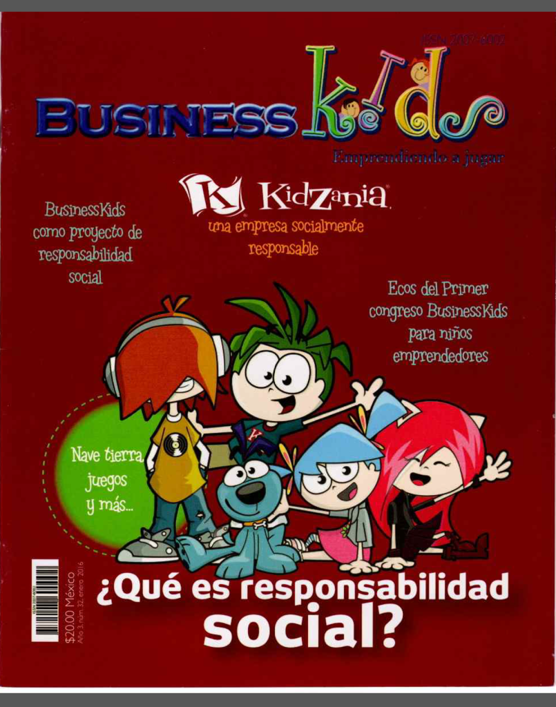 Revista BusinessKids, edición número 32, enero de 2016.